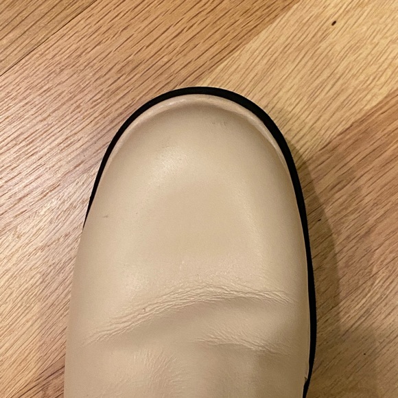 Paloma Barcelo Aimar Ivory Pull On Boot / Off White w Black / Womens Size 8 - Picture 12 of 15